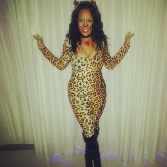 leopard jumpsuit halloween costume